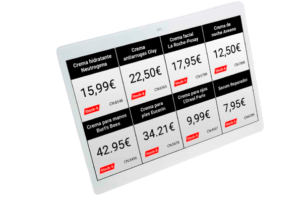 Etiquetas electrónicas para farmacia 17